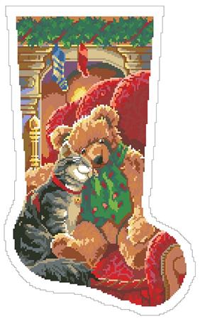 Christmas Cuddles Stocking